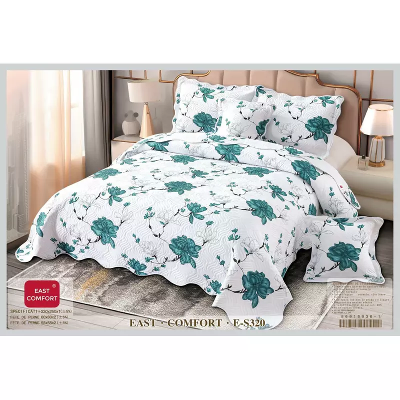 Set Cuvertura de Pat din Bumbac, 5 Piese- EAT361