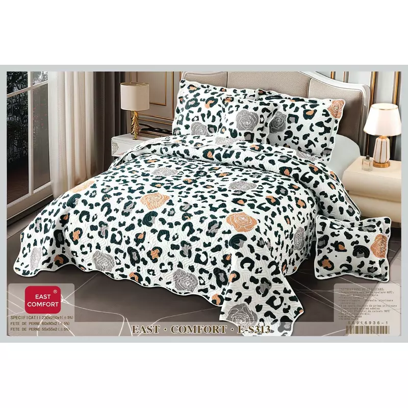 Set Cuvertura de Pat din Bumbac, 5 Piese- EAT363