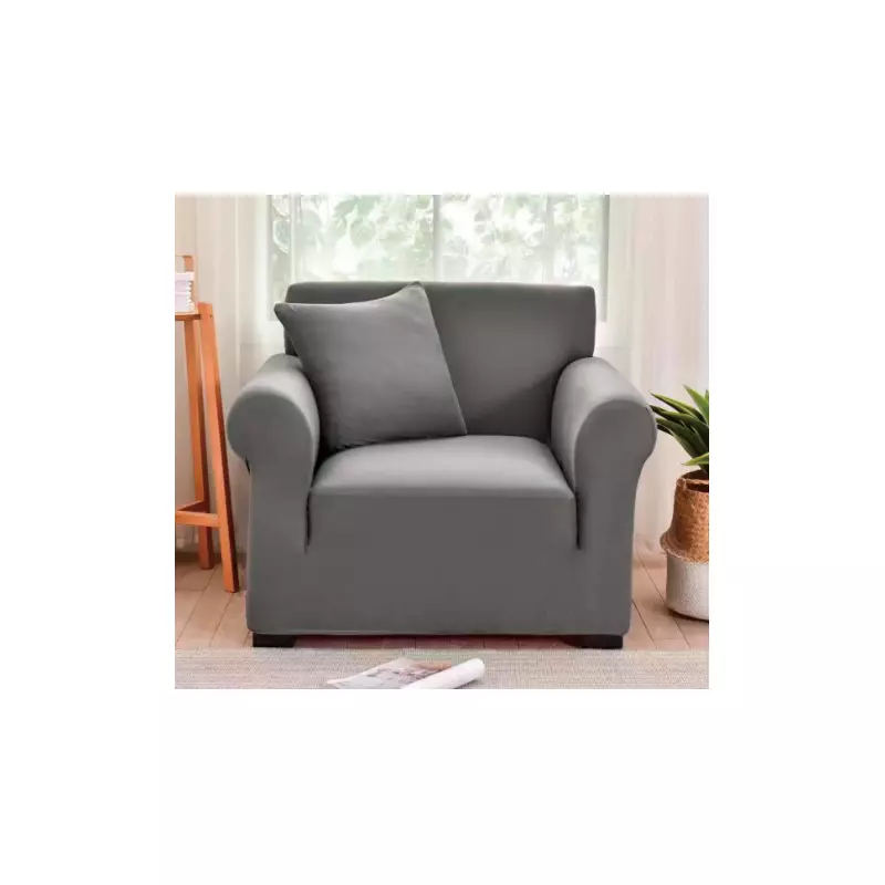 Husa Fotoliu Elastica Moderna,Gri - SIPRS-08