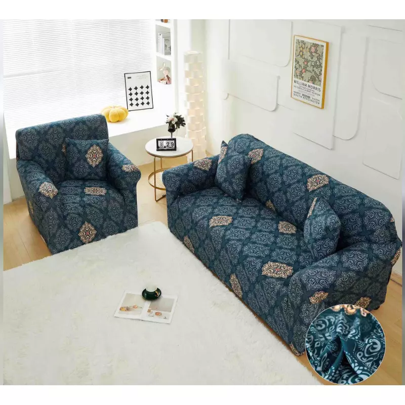 Set Huse Canapea 3 Locuri, Canapea 2 Locuri si 1 Fotoliu Elastic Modern - JOJ508