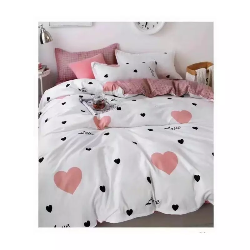 Lenjerie de Pat 4 Piese - Bumbac Satinat - SUZ131