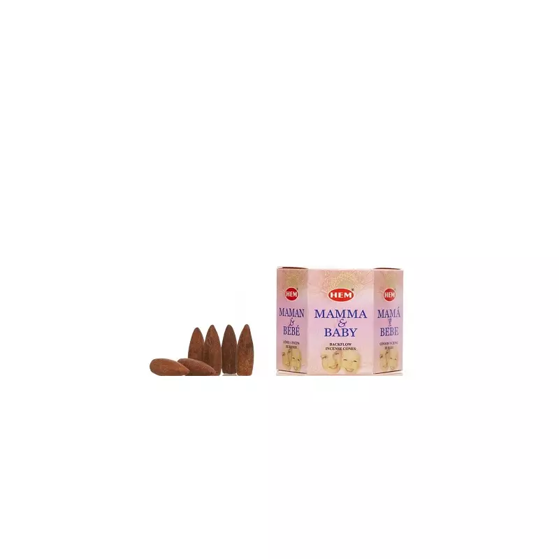Conuri parfumate Backflow - 40 Buc - Mamma & Baby