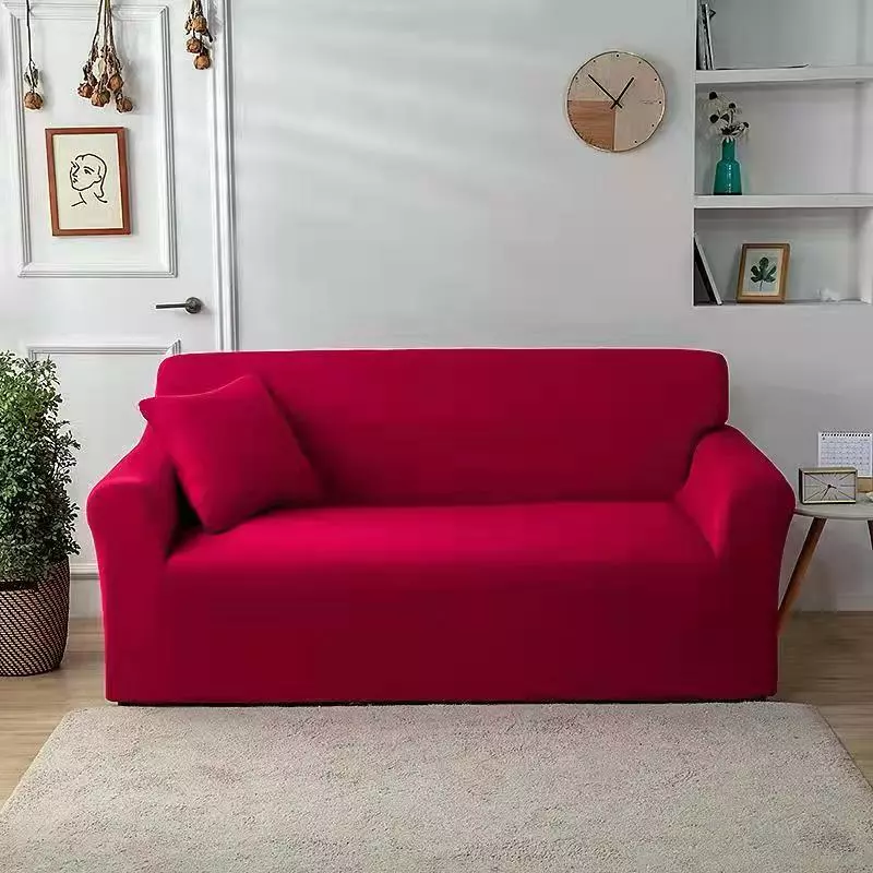 Husa Canapea 3 Locuri Elastica Moderna, Rosu - EAT475