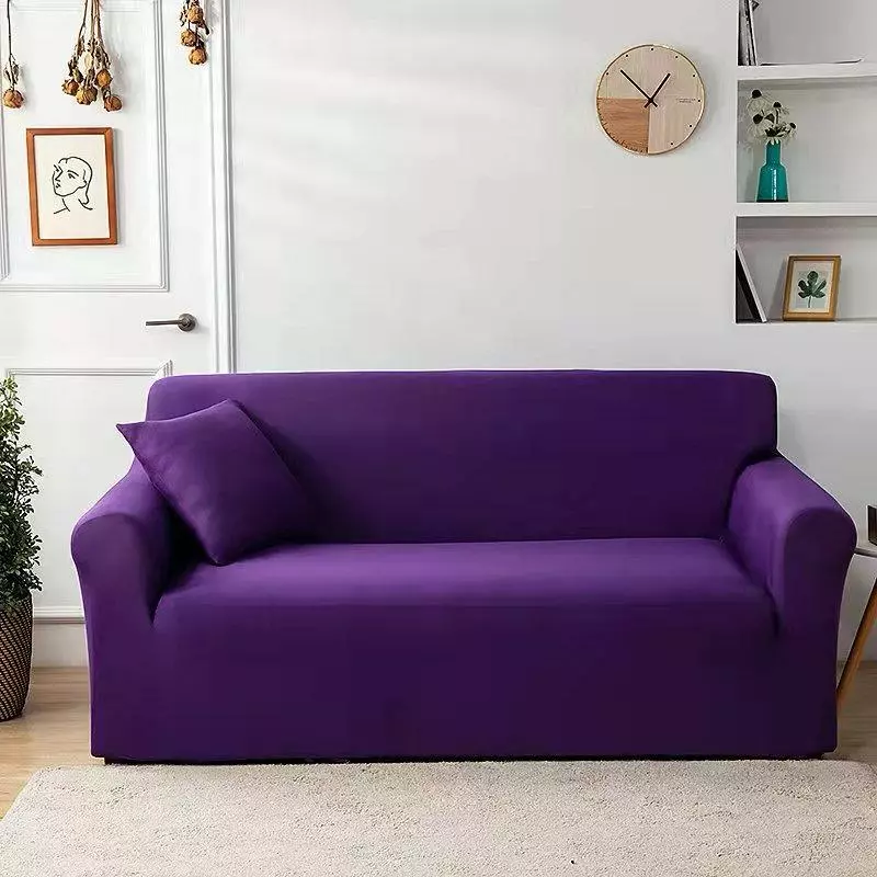 Husa Canapea 3 Locuri Elastica Moderna, Mov - EAT478