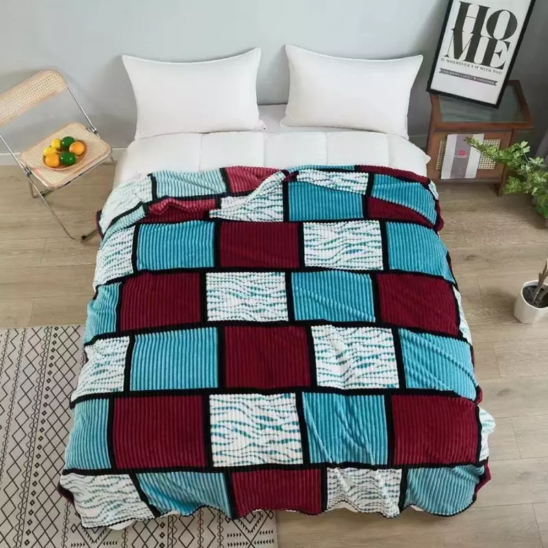 Patura Gofrate cu Model pentru Pat Dublu - FNE33