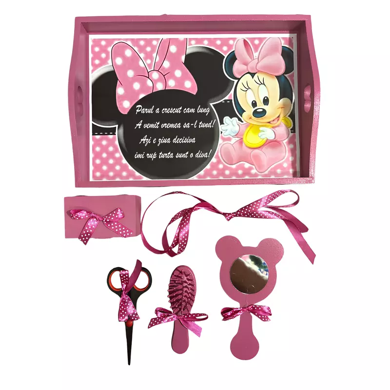 Tavita Turta cu 6 Piese - Baby Minnie - TPT38