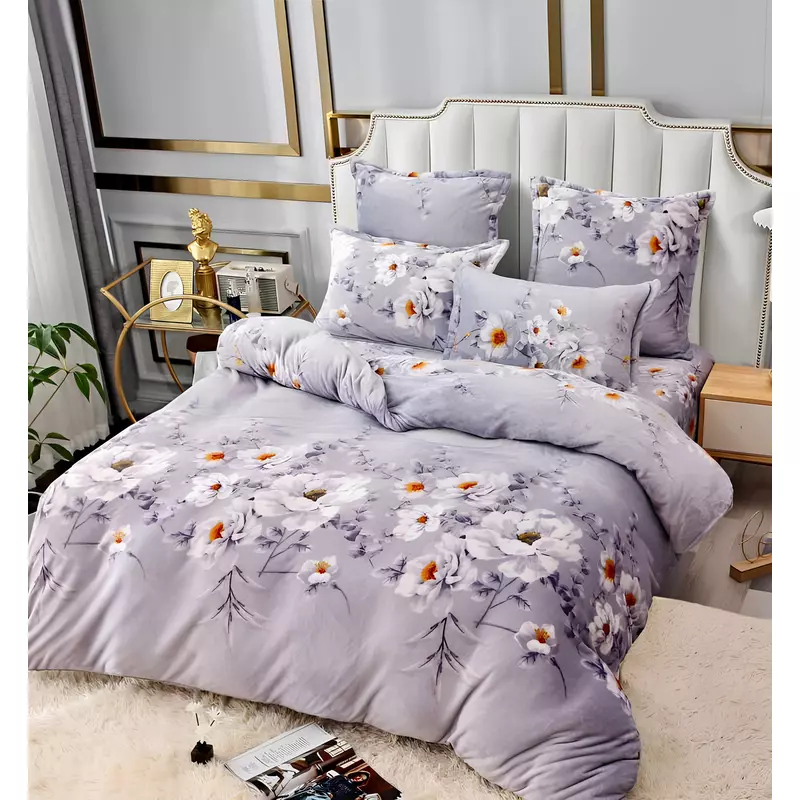 Lenjerie Cocolino 6 Piese Pentru Pat Dublu - JO913