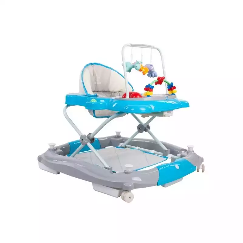 Premergator Sun Baby Pisicuta 021 cu functie de balansoar - Blue Grey