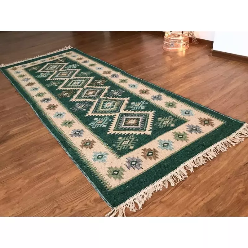 Covoras Tradational Verde,  80x300cm - CROM43