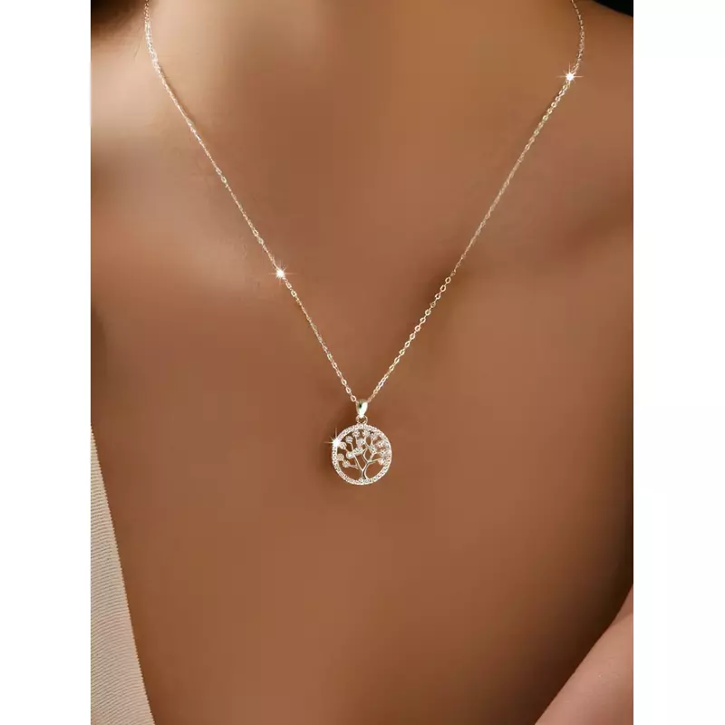 Colier de Argint 925 cu Pandativ Copacul Vietii - 52365