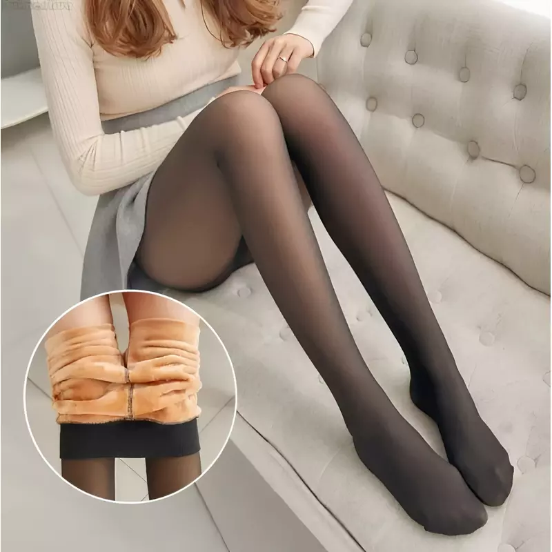 Dres pentru Iarna cu Captuseala Pufoasa, Grosime 300g, Negru, One Size - MEI74