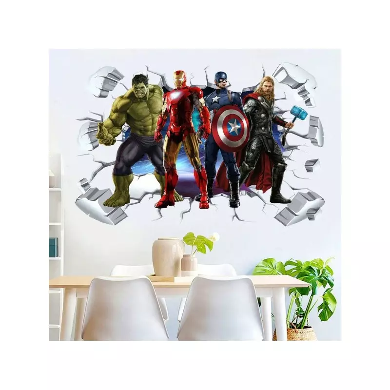 Sticker Perete Autocolant - MARVEL - 4 Raboinici - 40x60cm - 69993
