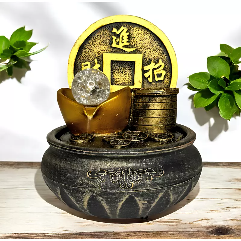 Fântână decorativă cu moneda chinezească - FDC01