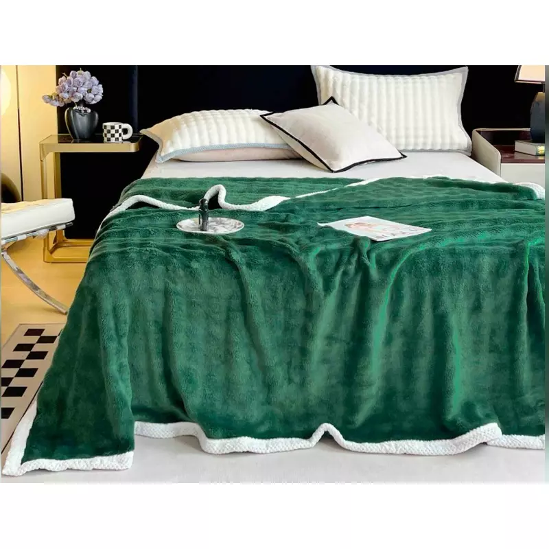 Patura Cocolino Cu Bordura Alba - Verde - JOJ657