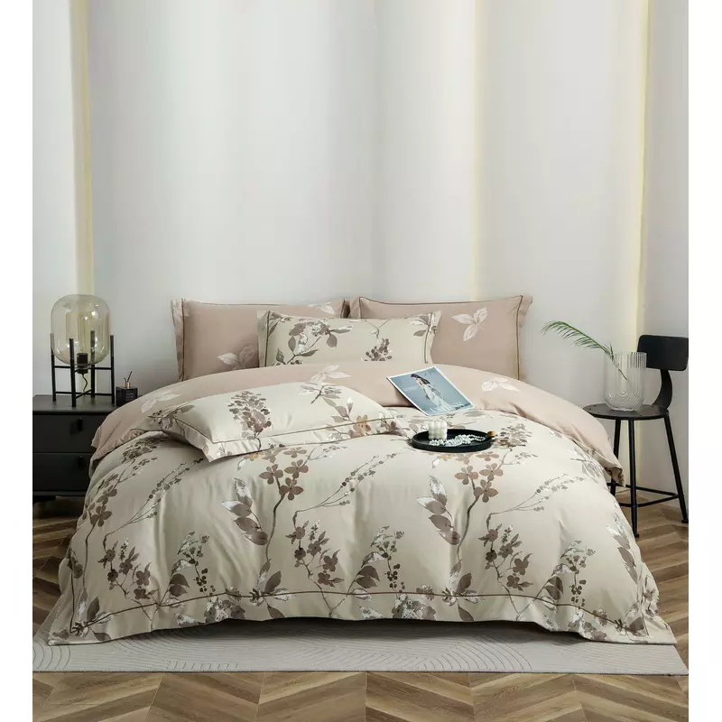 Lenjerie Din Bumbac, Tip Finet PREMIUM, Luxury, Cu Elastic, Ambalata in Cutie - JOJ775
