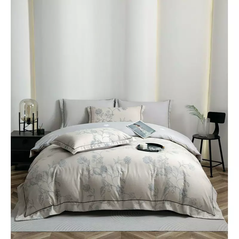 Lenjerie Din Bumbac, Tip Finet PREMIUM, Luxury, Cu Elastic, Ambalata in Cutie - JOJ782
