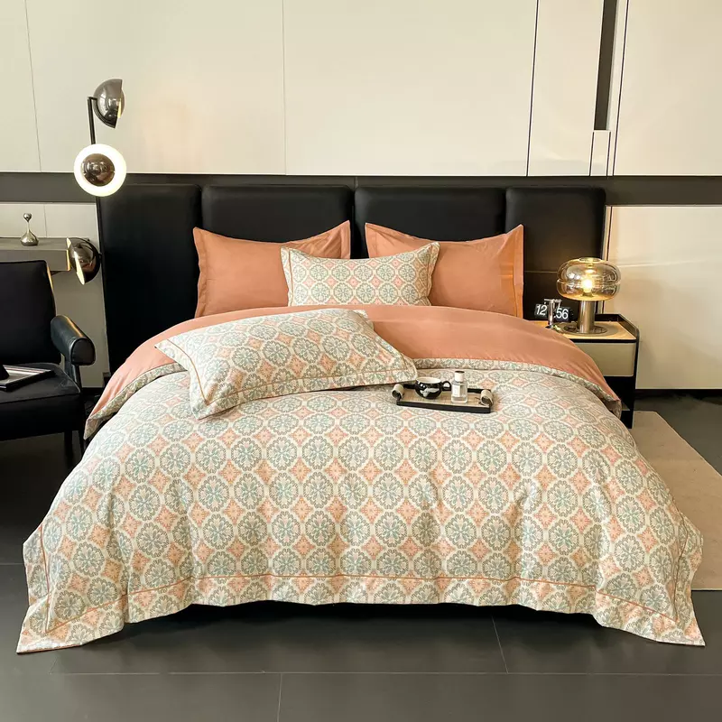 Lenjerie Din Bumbac, Tip Finet PREMIUM, Luxury, Cu Elastic, Ambalata in Cutie - JOJ762