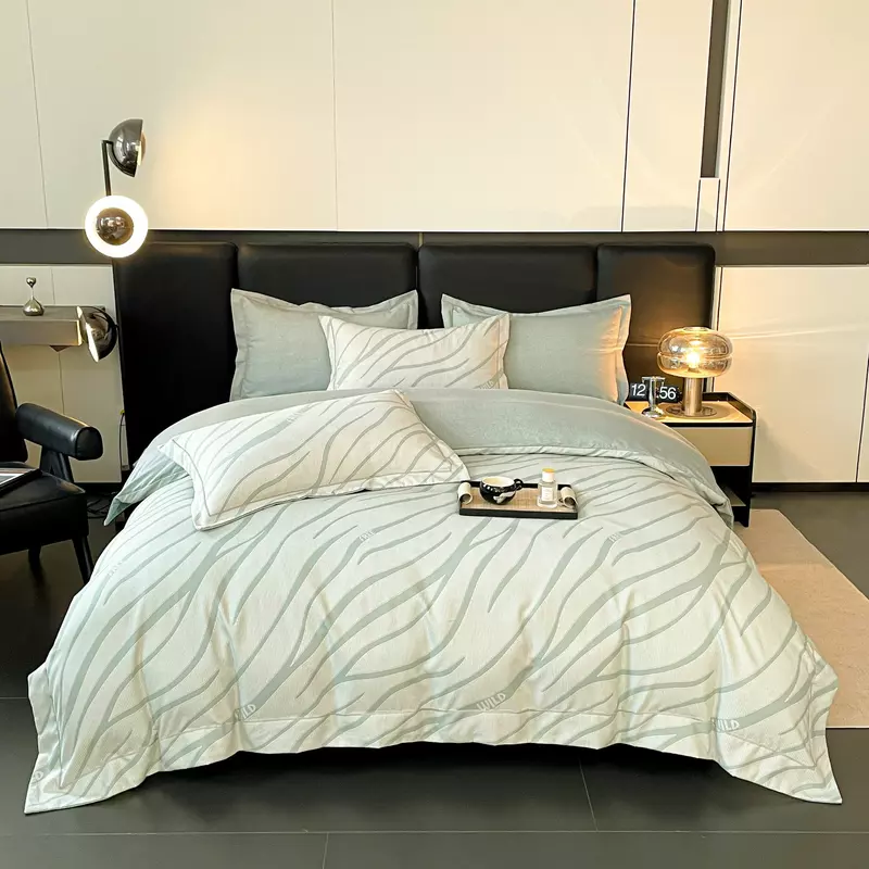 Lenjerie Din Bumbac, Tip Finet PREMIUM, Luxury, Cu Elastic, Ambalata in Cutie - JOJ767