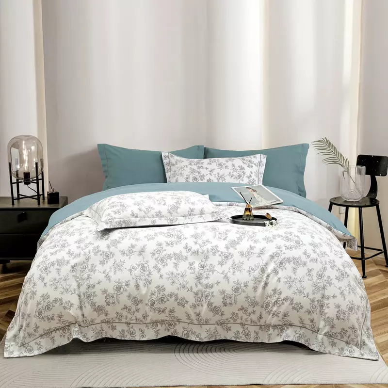 Lenjerie Din Bumbac, Tip Finet PREMIUM, Luxury, Cu Elastic, Ambalata in Cutie - JOJ774