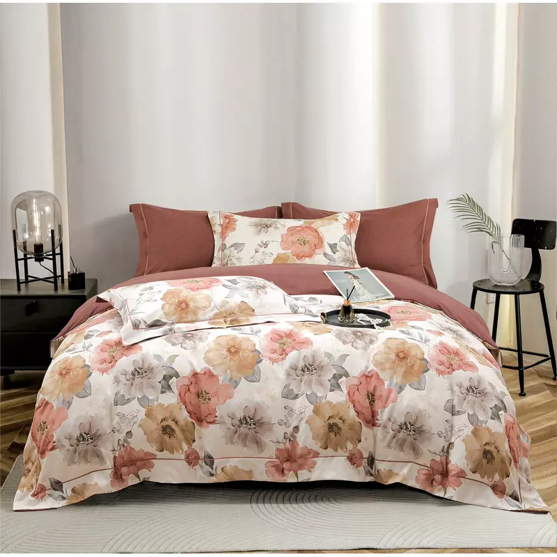 Lenjerie Din Bumbac, Tip Finet PREMIUM, Luxury, Cu Elastic, Ambalata in Cutie - JOJ772
