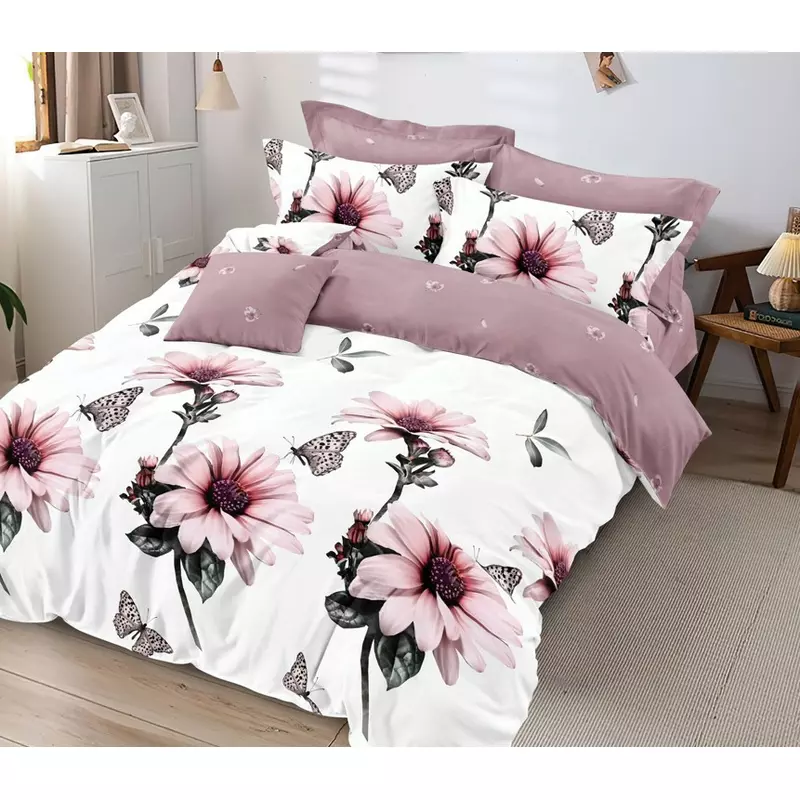 Lenjerie de Pat Bumbac Finet 6 Piese  - PUC261