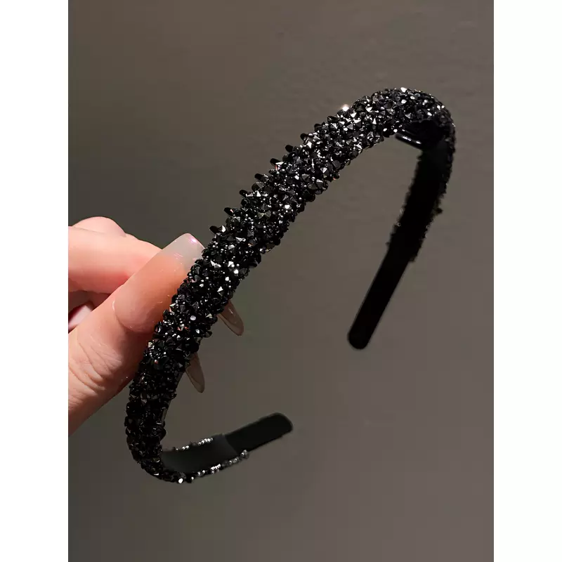 Bentita Decorata cu Strasuri Negre - 51740