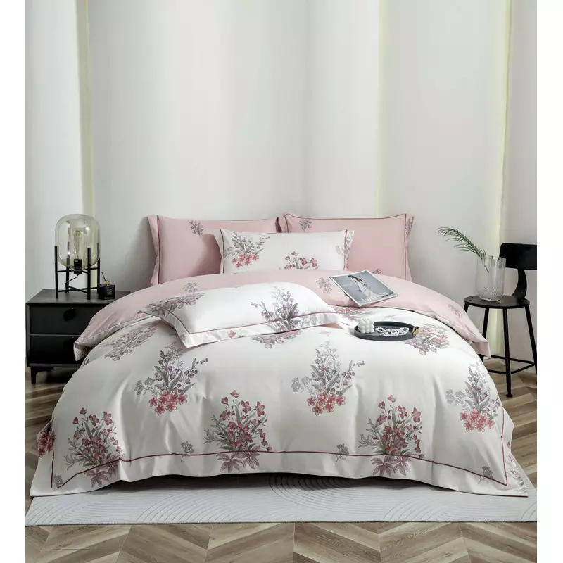 Lenjerie Din Bumbac, Tip Finet PREMIUM, Luxury, Cu Elastic, Ambalata in Cutie - JOJ787