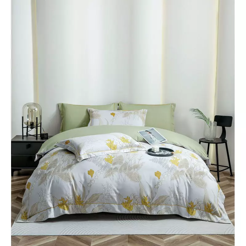 Lenjerie Din Bumbac, Tip Finet PREMIUM, Luxury, Cu Elastic, Ambalata in Cutie - JOJ788