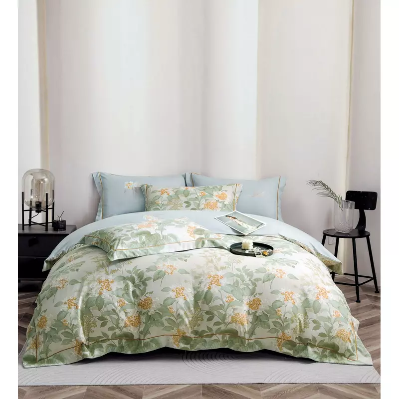 Lenjerie Din Bumbac, Tip Finet PREMIUM, Luxury, Cu Elastic, Ambalata in Cutie - JOJ790