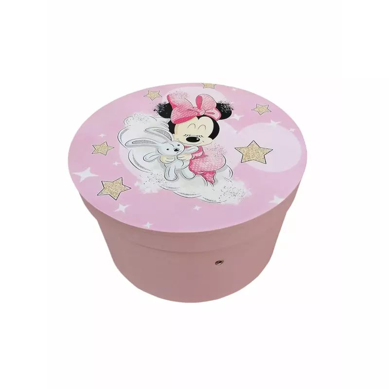 Cutie Transport Trusou Botez,  Baby Minnie cu Iepuras - CTB23