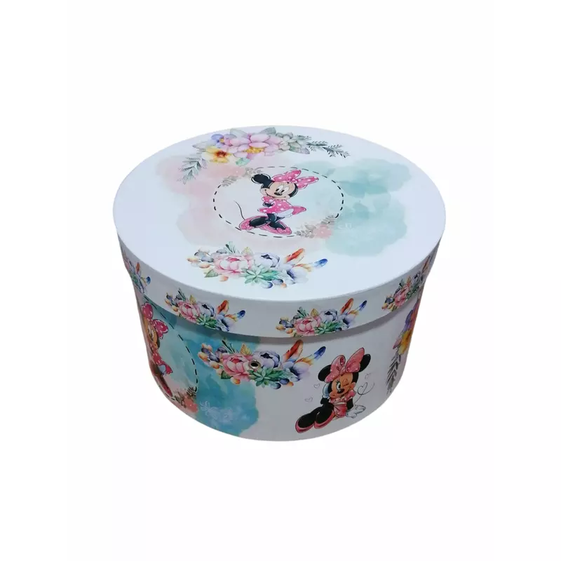 Cutie Transport Trusou Botez, Minnie cu Flori - CTB38