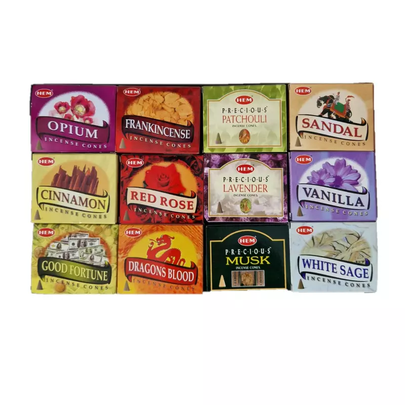 Kit Aromaterapie - Conuri Parfumate Assorted 48 Cutii