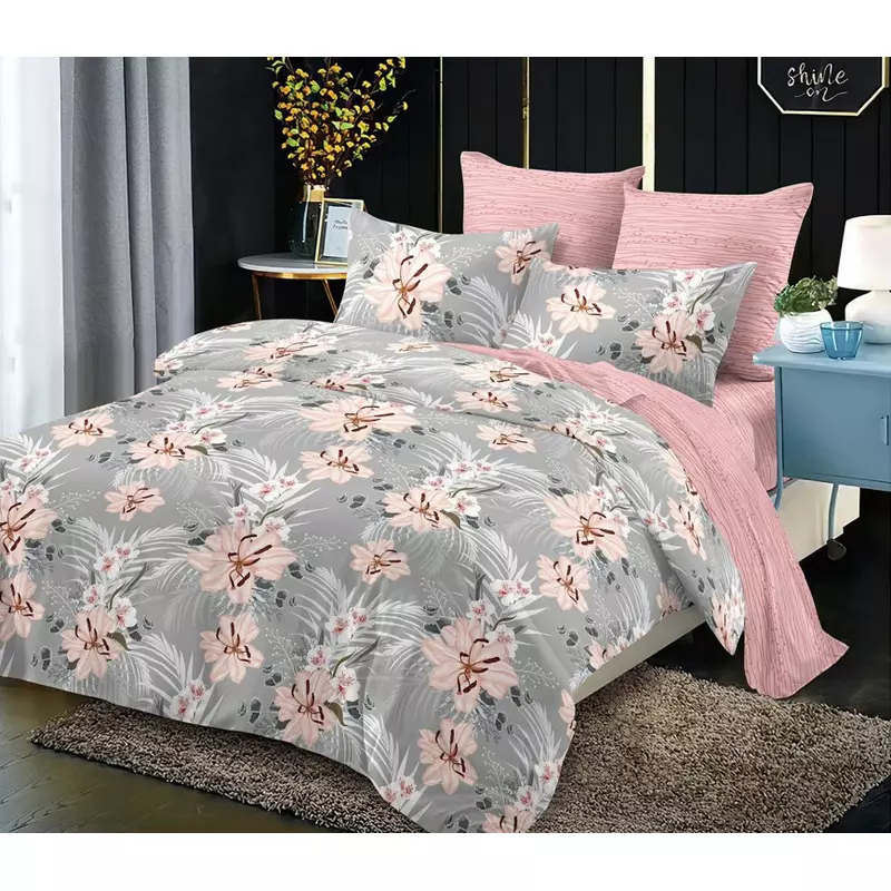 Lenjerie de Pat Bumbac Finet 6 Piese  - PUC264