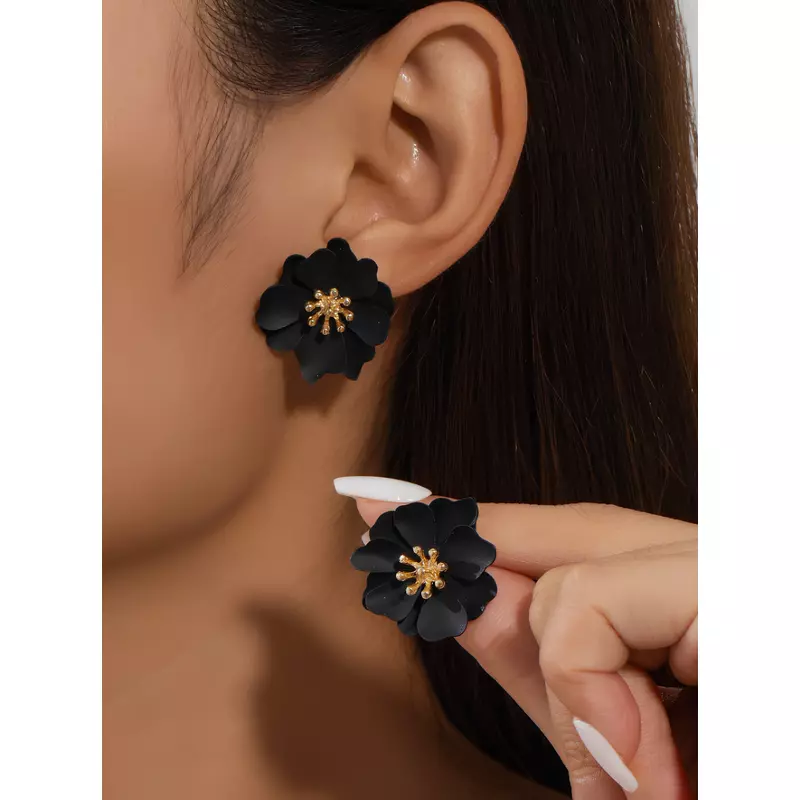 Cercei Floare Neagra - 891338