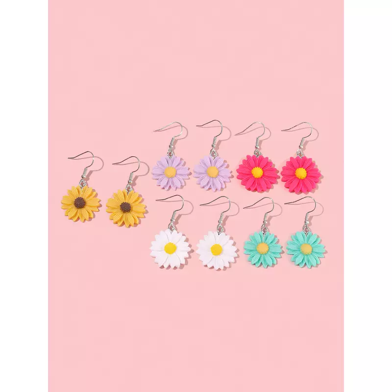 Set 5 Perechi Cercei, Floare - 882803
