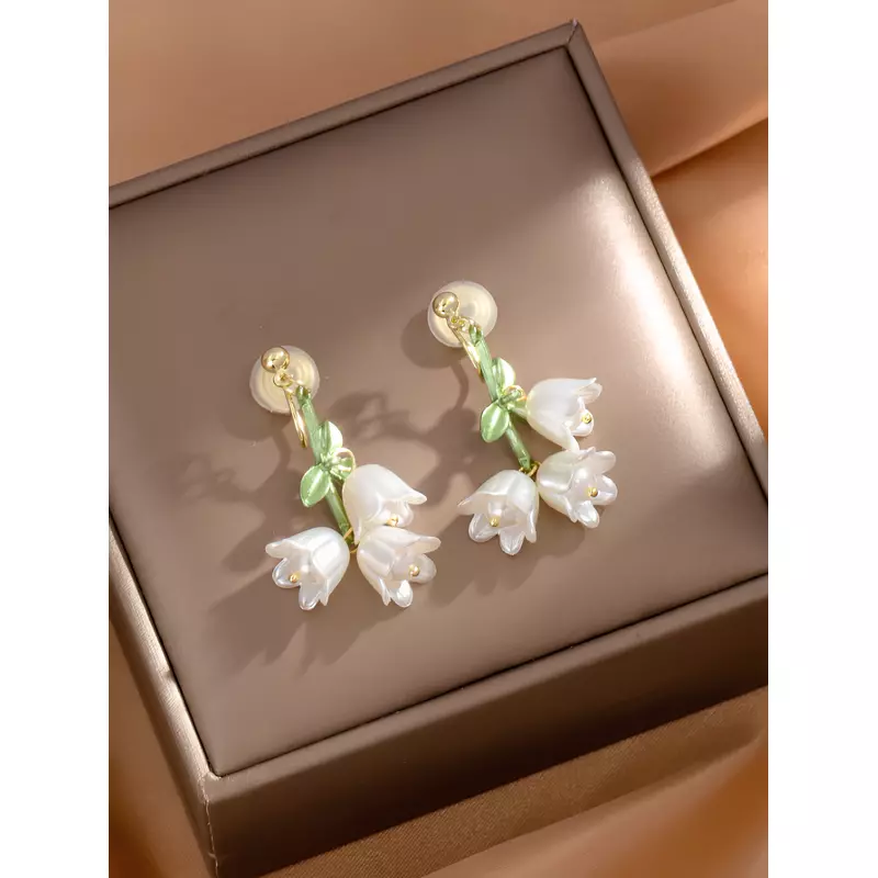 Cercei cu Clips, Flori - sj2306196603648484