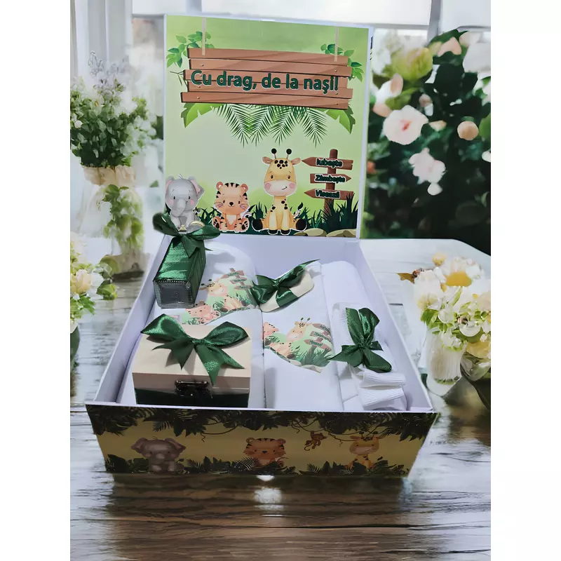 Trusou Botez, 8 Piese Brodate, Animale - TB183
