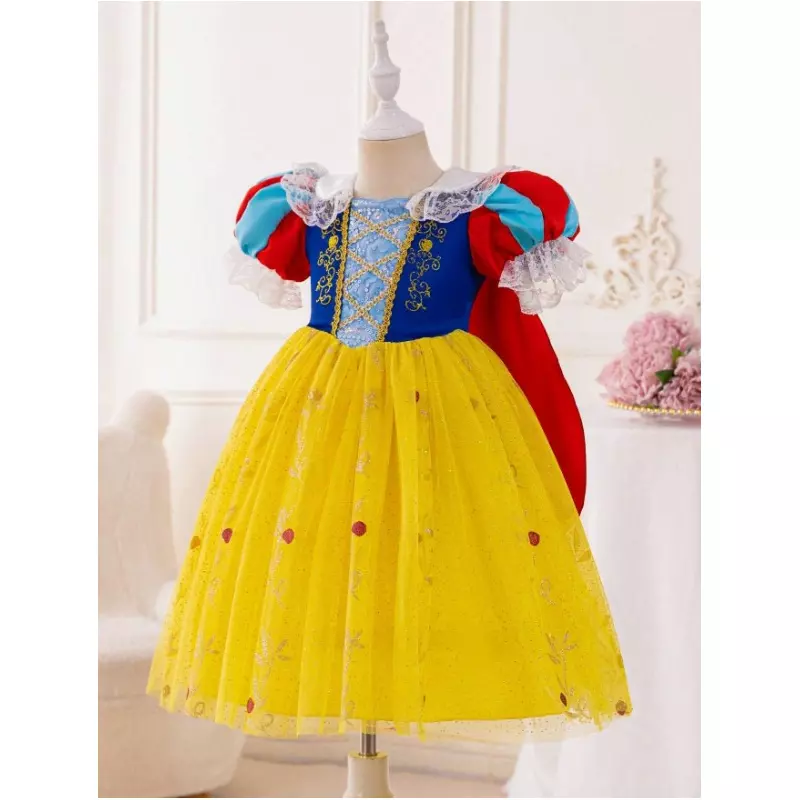 Costum Disney - Rochie Alba ca Zapada3
