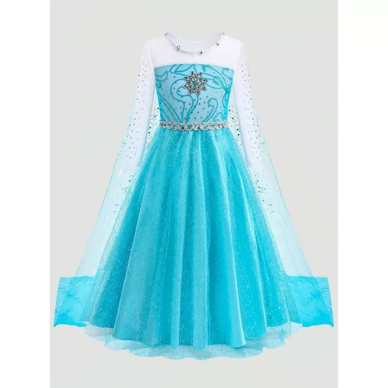 Costum Disney - Rochie Elsa din Regatul de Gheata