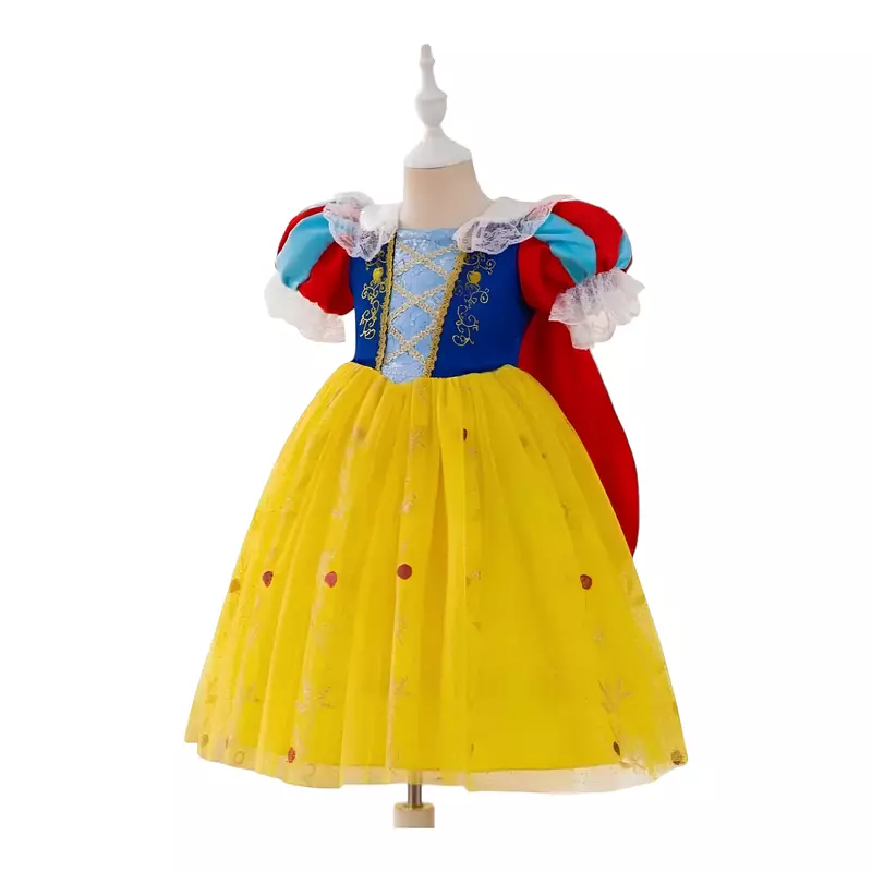 Costum Disney - Rochie Alba ca Zapada3