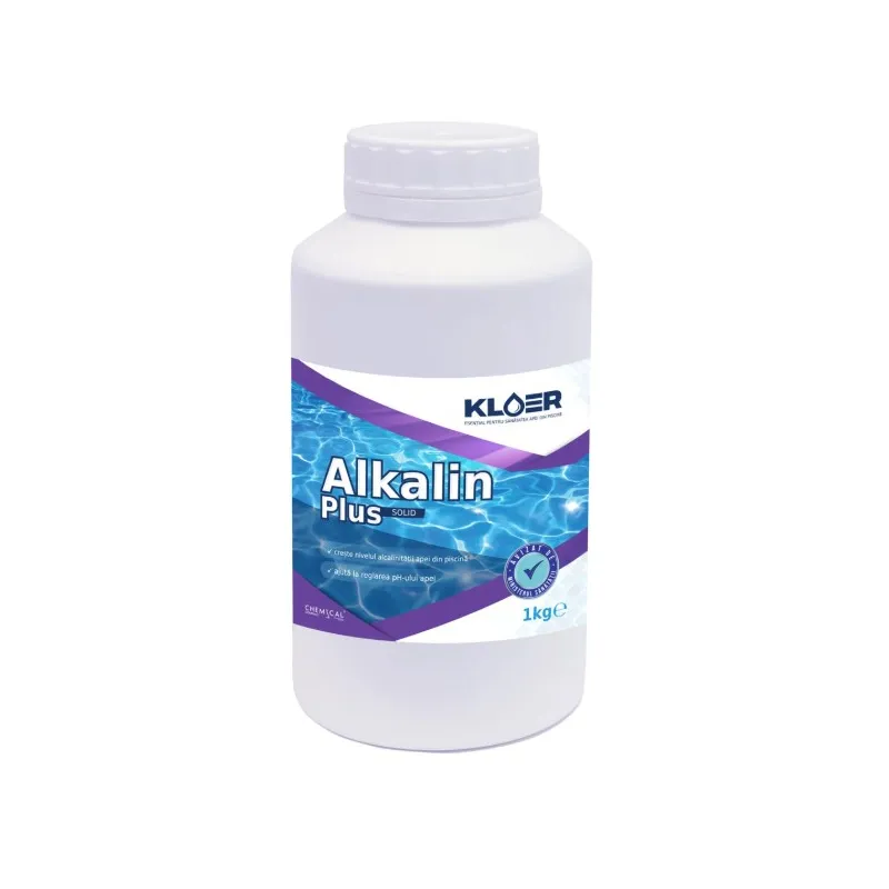 Alkalin plus, solid, Kloer, pentru apa piscina, 1 kg