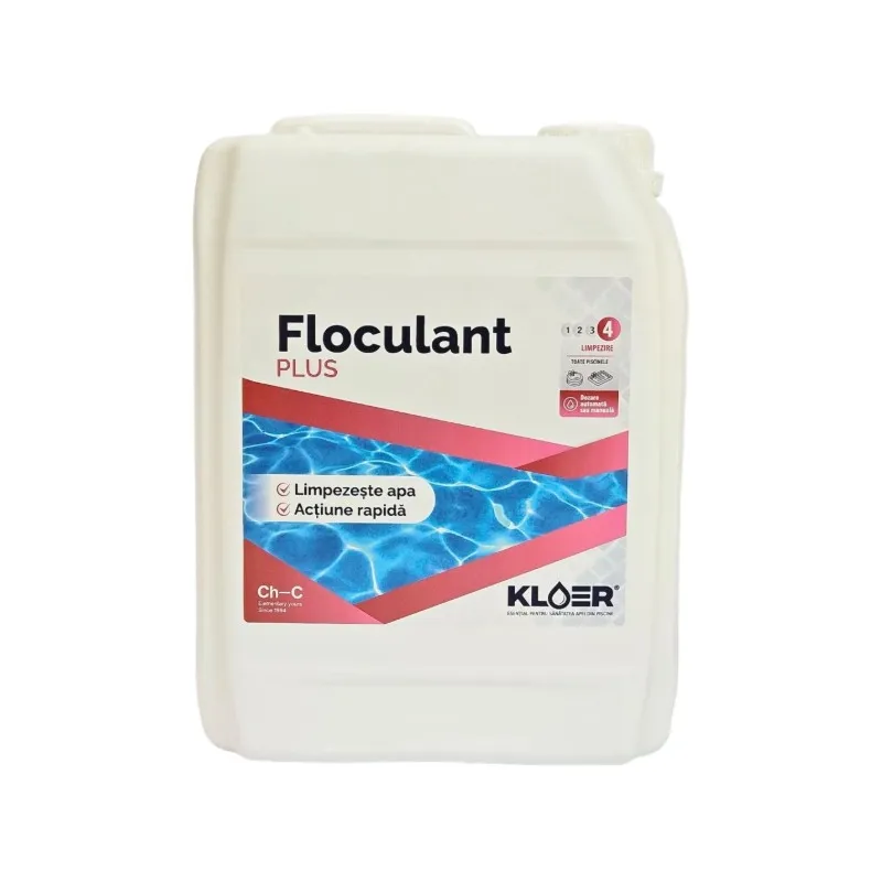 Floculant Plus, Kloer, pentru apa piscina, 5 L