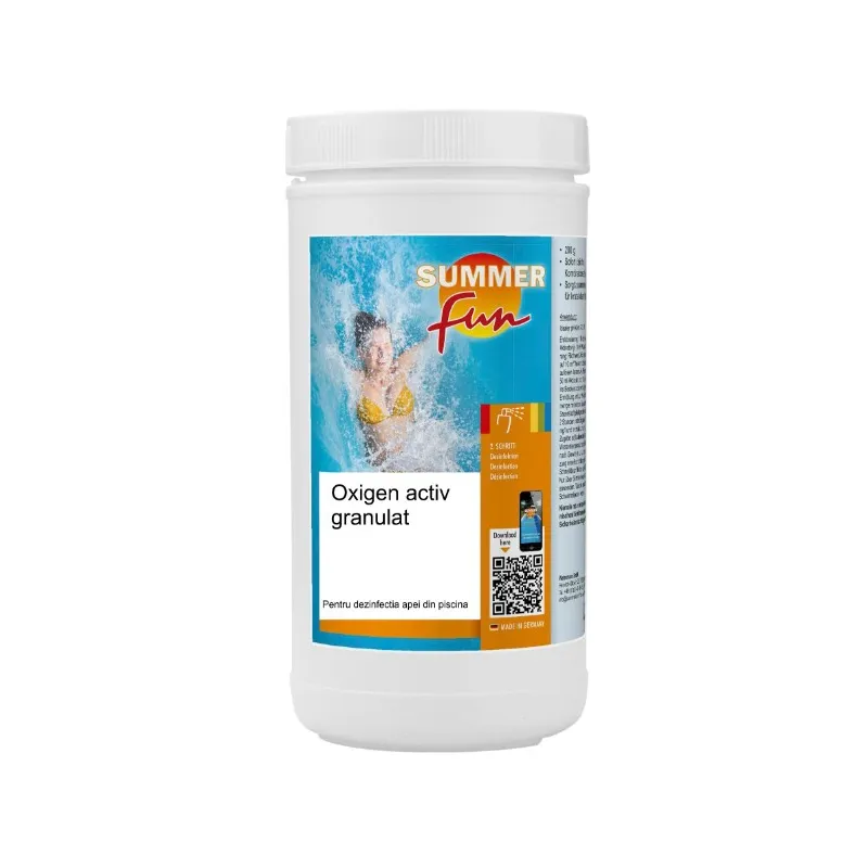 Oxigen activ granulat Summer Fun, pentru apa piscina 1 kg