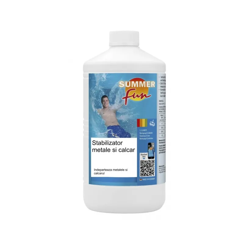 Stabilizator metale si calcar Summer Fun, pentru apa piscina