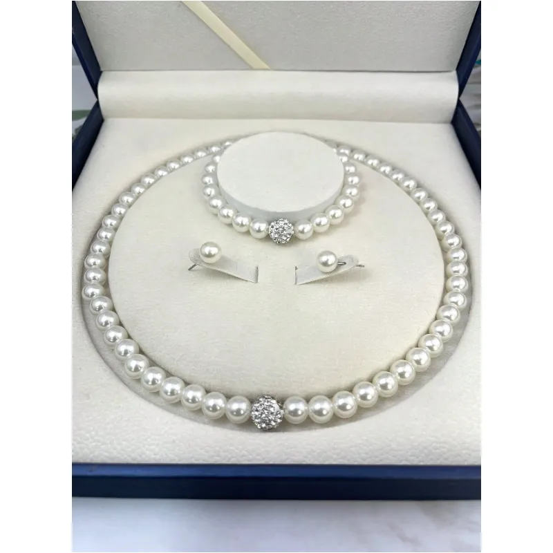 Set Luna,  Colier, Bratara si cercei, cu Perle- 295551