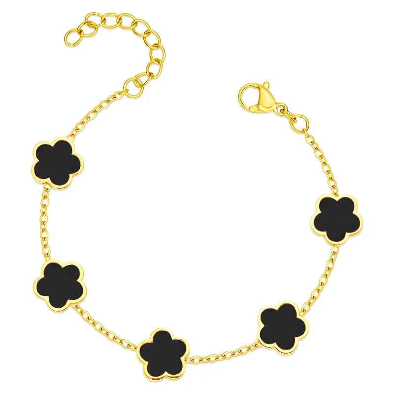 Bratara Dark Grace, Otel Placat cu Aur 18K - 87755-0