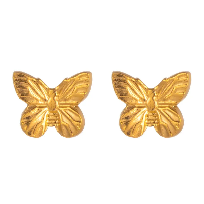 Cercei Ethereal Butterfly, Otel Placat cu Aur 18K - 89596-0