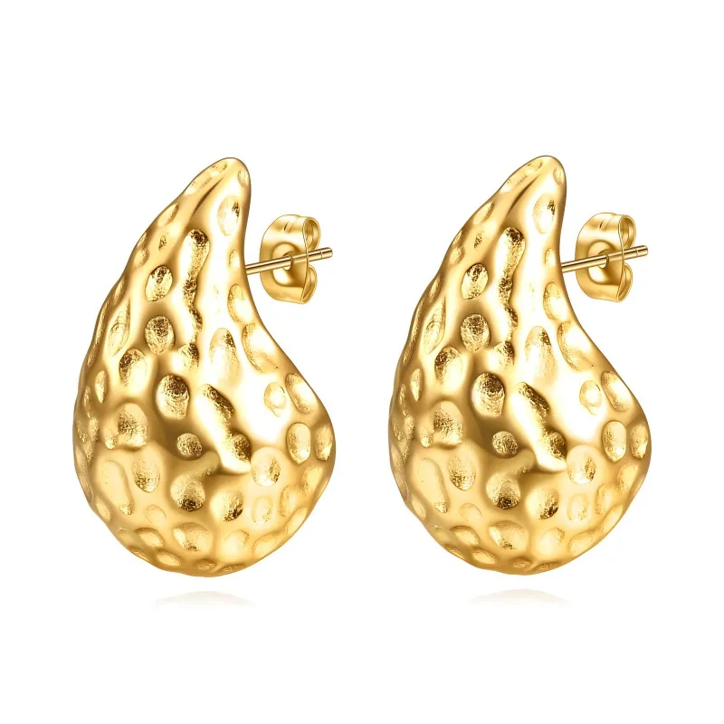 Cercei Golden Drop, Otel Placat cu Aur 18K - 87432-0