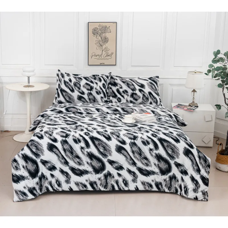 Lenjerie Cocolino 4 piese, cu Elastic, Pat Dublu -  PIT392
