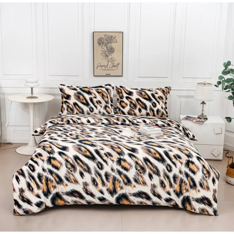 Lenjerie Cocolino 4 piese, cu Elastic, Pat Dublu -  PIT397
